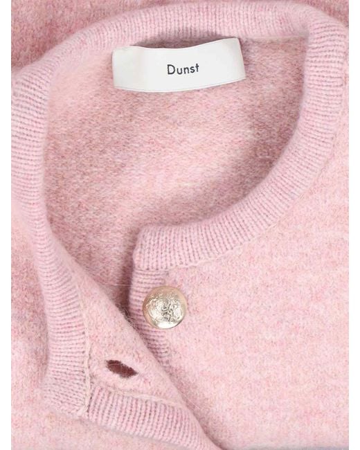 DUNST Pink Alpaca Blend Cardigan