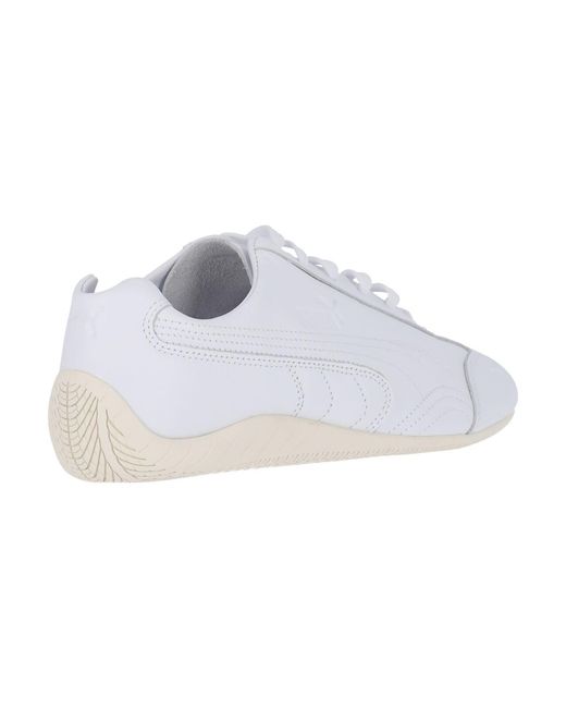 PUMA White Sneakers Upper: Leather for men