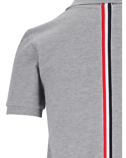 Abito In Maglia Mini di Thom Browne in Gray