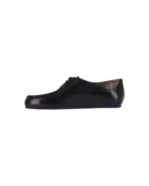Jil Sander Black Derby Shoes "Hood" for men