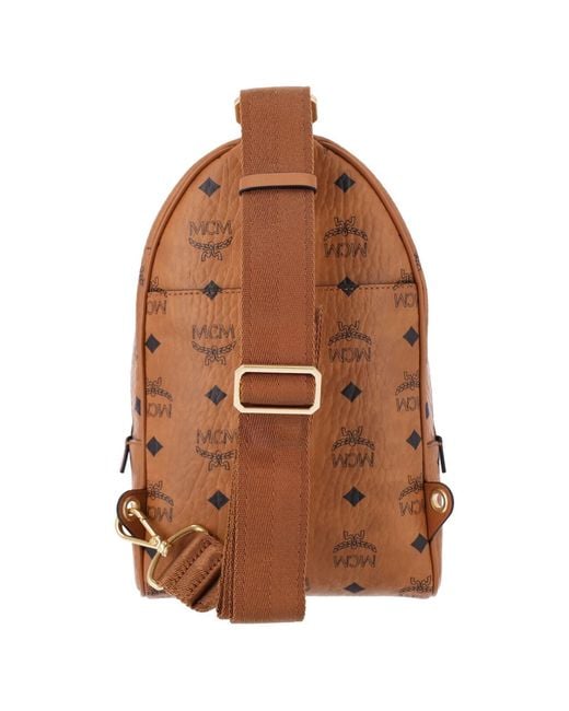 MCM Brown Shoulder Bag "Aren" for men