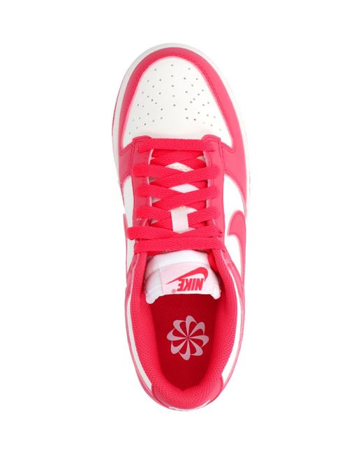 Nike Pink "Dunk" Low-Top Sneakers