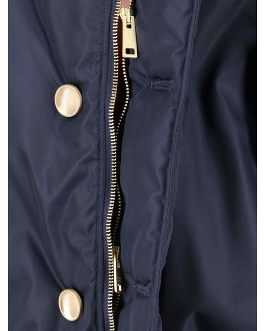 Prada Blue Logo Tech Jacket for men