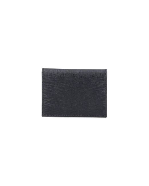 Portafoglio Bi-Fold "Gancini" di Ferragamo in Black da Uomo