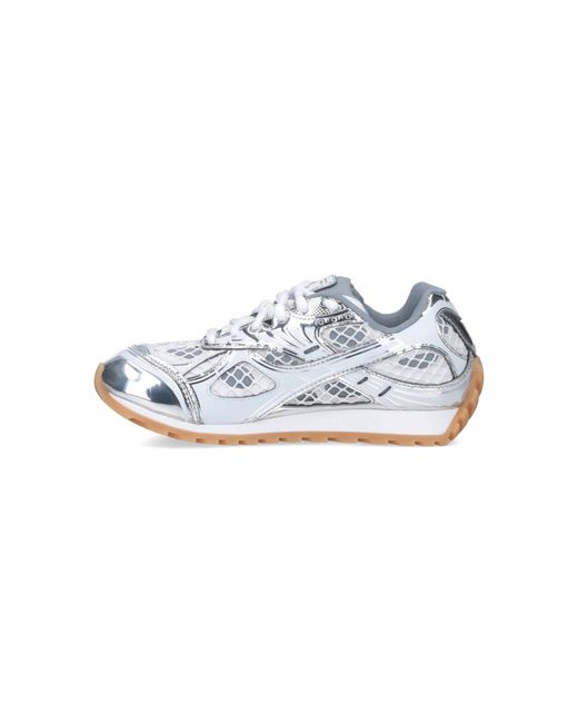 Bottega Veneta White "Orbit" Sneakers