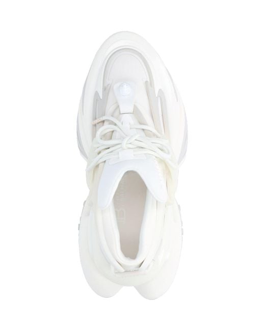 Balmain White Unicorn Sneakers