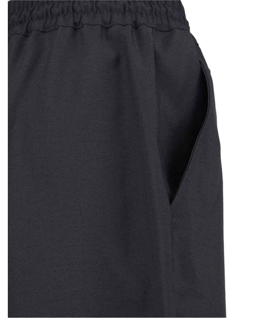 Y-3 Blue Logo Track Pants