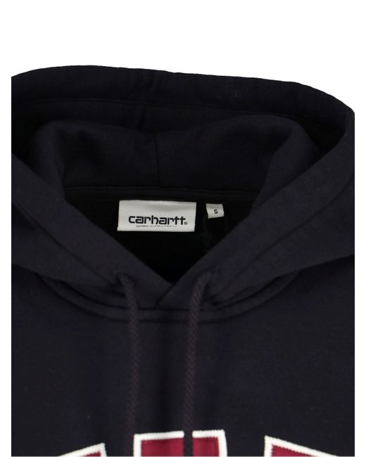 Felpa Cappuccio "Wip" di Carhartt in Black