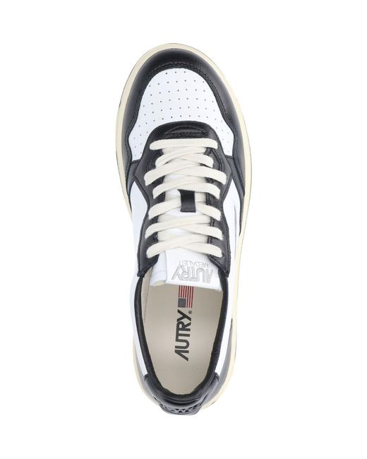 Autry White Medalist" Low Sneakers for men