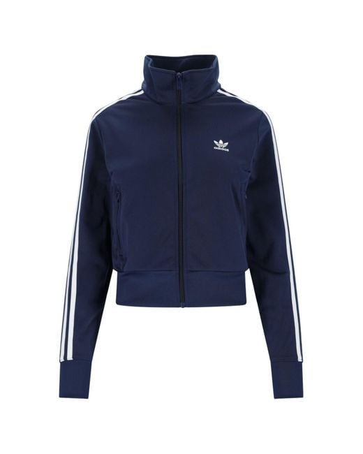 Adidas Blue Adicolor Classics Firebird Zip Sweatshirt