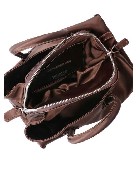 The Attico Brown Mini Bag "La Passeggiata"