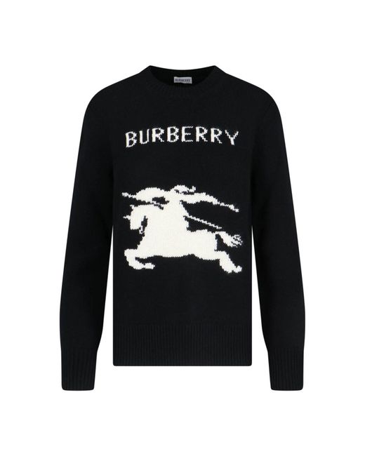 Burberry Black Wool-Cashmere Sweater