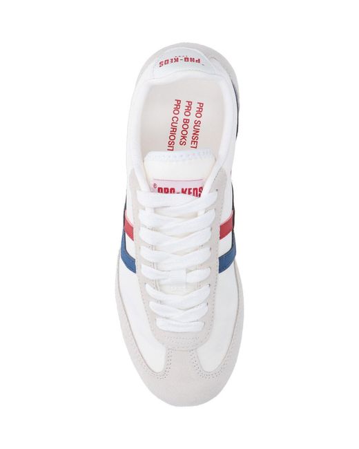 Prokeds 1949 White "Racer 77" Sneakers