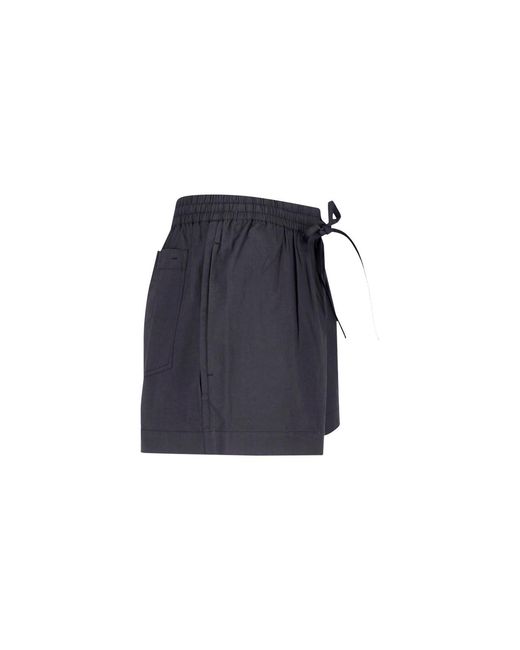 Matteau Blue Relaxed Fit Shorts With Minimalist Design