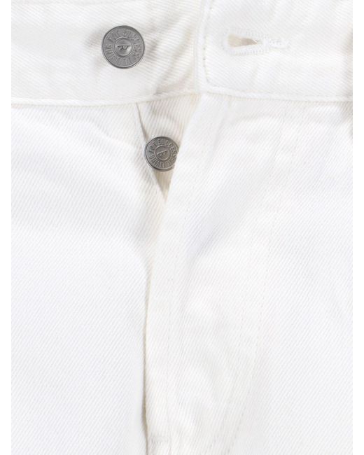 DIESEL White Palazzo Jeans