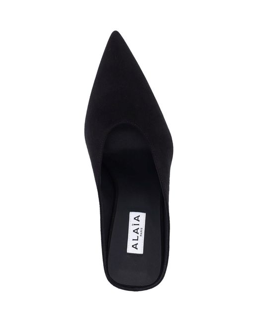 Alaïa Black Mules "Cube"