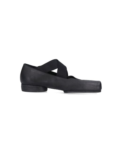 Uma Wang Black Heeled Ballerinas