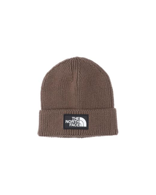 Berretto Logo di The North Face in Brown
