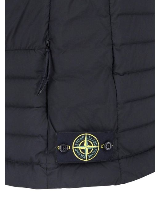 Stone Island Blue Vest “Seamless Tunnel” for men