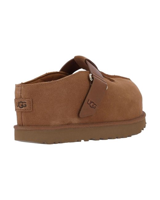 Ugg Brown Flat Shoes Upper: Leather