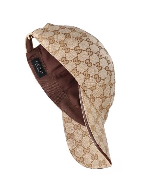 Gucci Natural Baseball Cap "Gg"