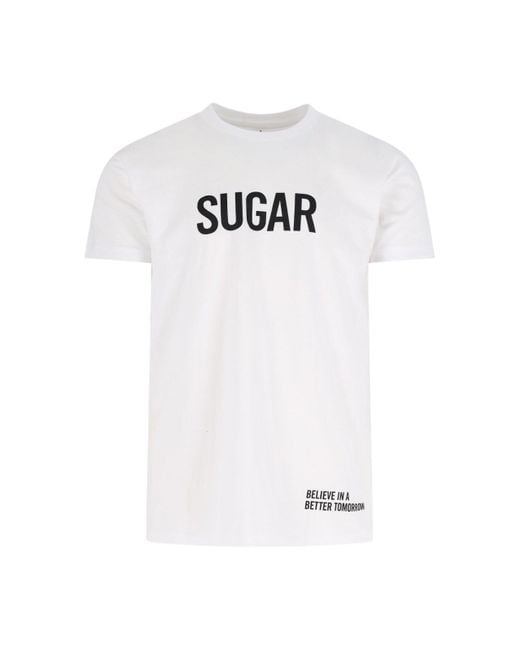Sugar White 'No Please' T-Shirt