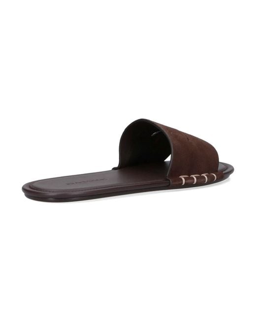 J.W. Anderson Brown "Loafer" Slides for men