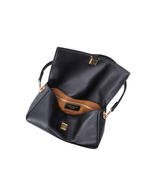 Tory Burch Black Genuine Cow Leather Shoulder Bag