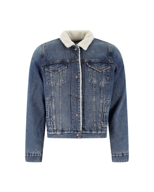 Levi's Strauss Blue Jacket “Sherpa Trucker Type Iii” for men