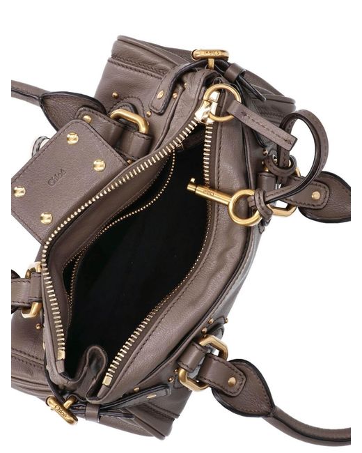 Chloé White Small Shoulder Bag "Paddington"