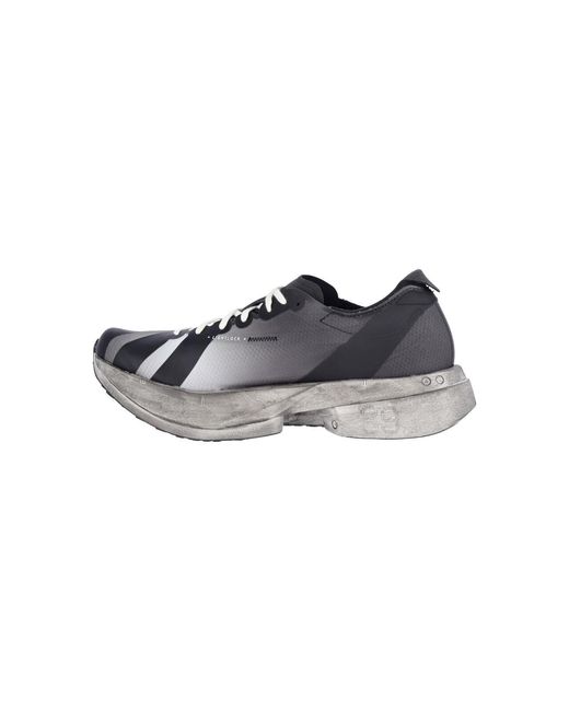 Y-3 Black Low-Top Chunky Lace-Up Sneaker