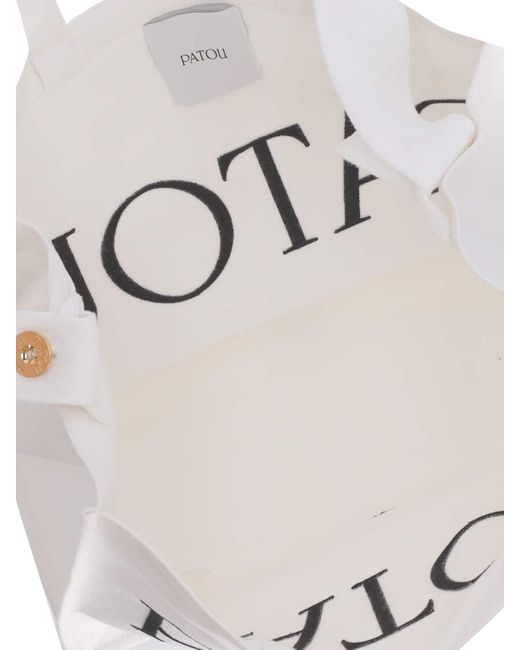 Patou White Bags Main: Cotton