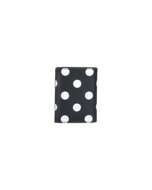 Comme des Garçons White Polka Dot Cardholder
