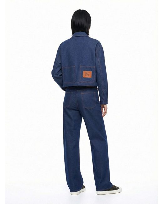 Fendi Blue Denim Jacket