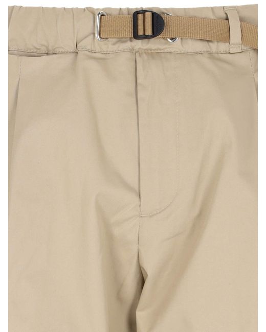 White Sand Natural Straight Pants for men