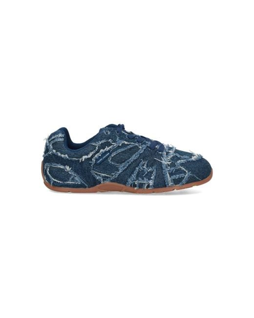 Marc Jacobs Blue The Denim 72 Spring Sneakers