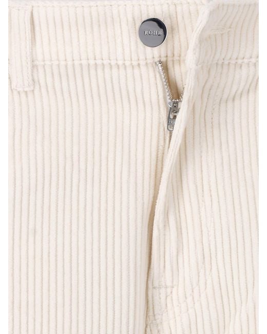 Rohe White Velvet Pants