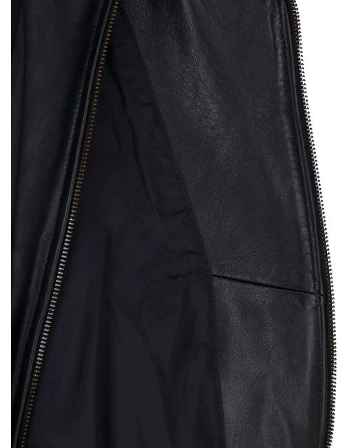 Polo Ralph Lauren Black Sheep Leather Bomber Jacket