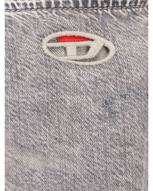 DIESEL Gray Skirts Organic Cotton