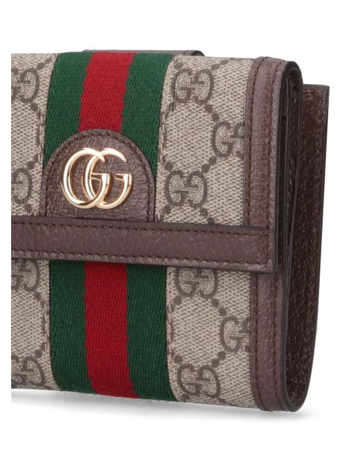 Gucci Natural "ophidia" Wallet