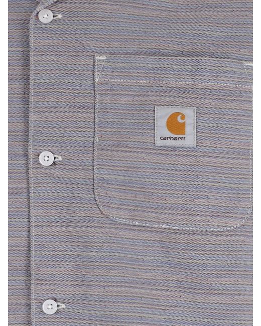 Carhartt Gray Shirts Cotton for men