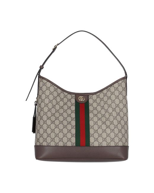 Gucci Gray Medium Shoulder Bag "ophidia Gg"