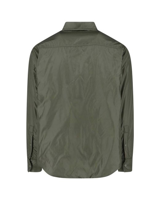 Aspesi Green Classic Button-Down Shirt With Appeal for men