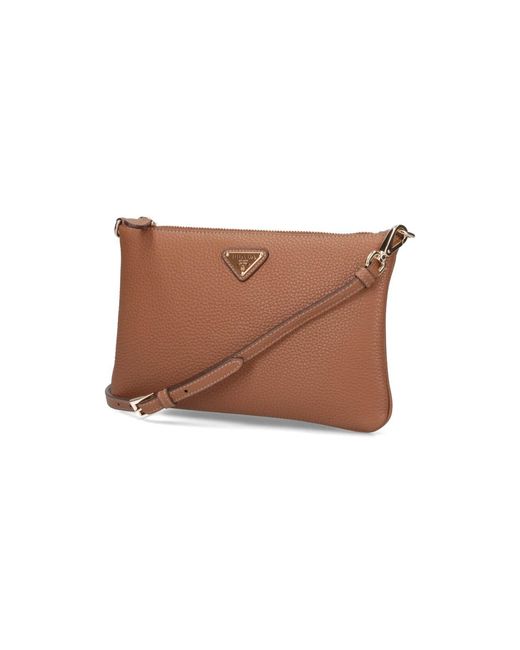 Pouch Logo di Prada in White