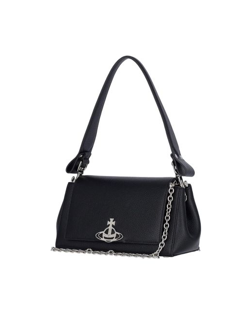 Borsa Tracolla Media "Hazel" di Vivienne Westwood in White