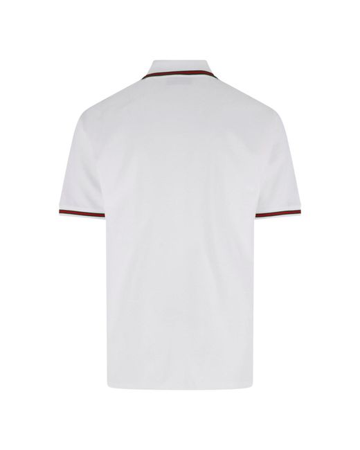 Gucci White Polo Logo for men