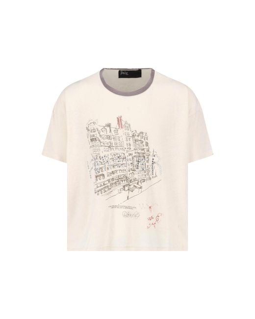 PALY White T-Shirt "Chelsea Hotel" for men