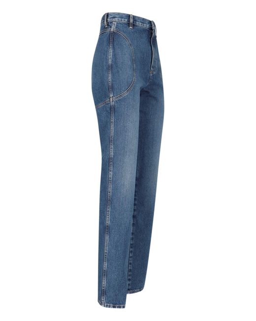 Alaïa Blue High Waist Jeans