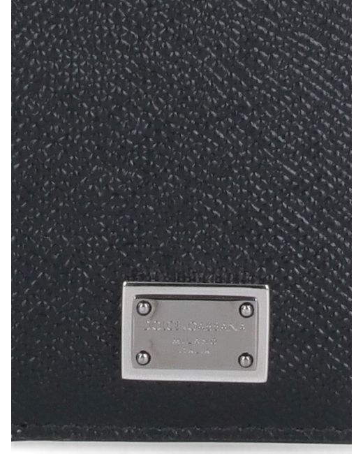 Dolce & Gabbana Black Logo Card Holder for men