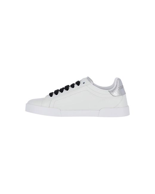 Dolce & Gabbana White Sneakers “Portofino”